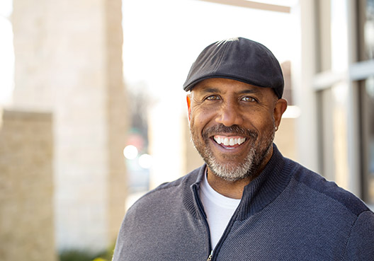 man smiling
