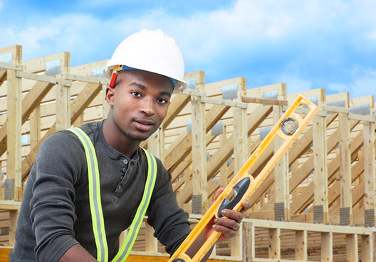 guy at construction site